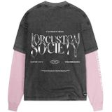 UncommonMinds - Double Layered T-Shirt - Pink - Loose Fit