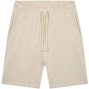 Malelions Signature Towelling Shorts - Taupe S