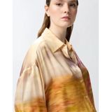 Pinko - Blouse - Veelkleurig - Viscose - Met Kraag