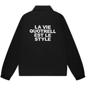 Quotrell La Vie Jacket - Black/White XL