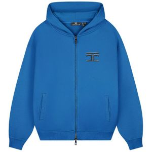 JorCustom Atlas Zipped Hoodie - kobalt blauw M