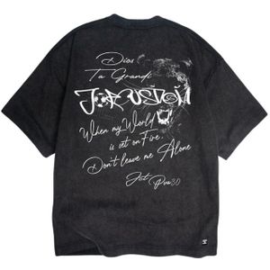 Jorcustom Panther Oversized T-Shirt - Acid Grey