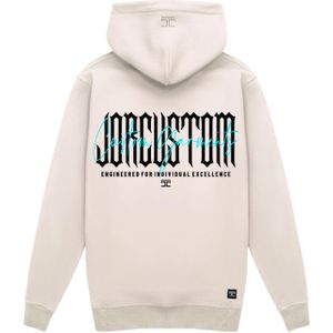 JorCustom Excellence Slim Fit Hoodie - Off White XS