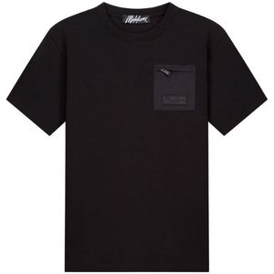 Malelions Nylon Pocket T-Shirt - Black XS