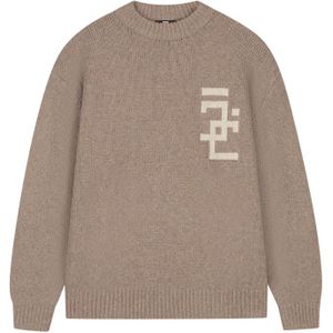 JorCustom Splitted Knitwear Sweater - Brown XS