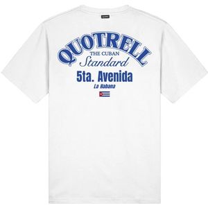 Quotrell Avenida T-Shirt - White/Blue