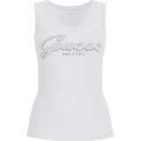 Guess - W5YP00KCXJ2 - Mouwloze Top - Zwart - Synthetisch