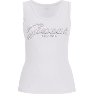 Guess - W5YP00KCXJ2 - Mouwloze Top - Zwart - Synthetisch