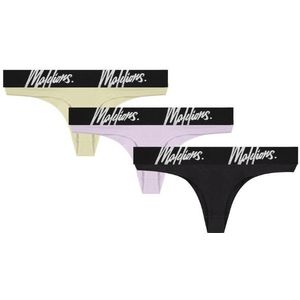 Malelions Women String 3-Pack - Tricolore-2 XS