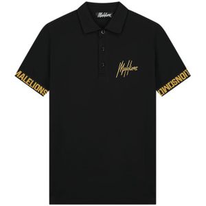 Malelions Venetian Polo - Black/Gold XS