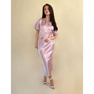 Rinascimento Abi Scivolato Dress - Rosa Malva S