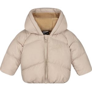 Malelions - Baby Signature Puffer Jacket - Gewatteerde Jas - Beige