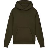 Malelions Kids Nylon Pocket Hoodie - Moss Green 4-104