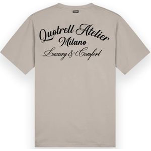 Quotrell Women Atelier Milano T-Shirt - Taupe/Black
