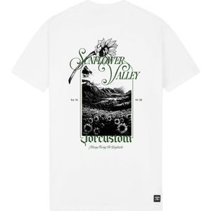 JorCustom Sunflower Slim Fit T-Shirt - White XS