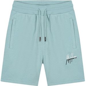 Malelions Split Shorts - Light Blue/Off White S
