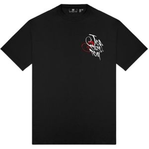 JorCustom LoveAngel Loose Fit Tee - Black L