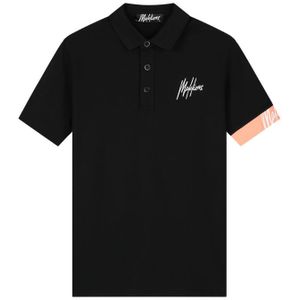 Malelions Captain Polo 2.0 - Black/Coral M