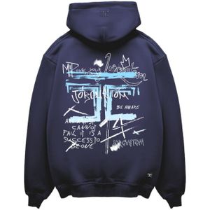 JorCustom Artist Oversized Hoodie - Navy L