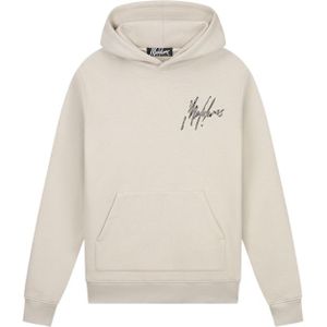 Malelions Destroyed Signature Hoodie - Cement/Black 4XL