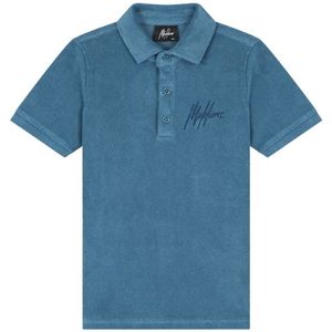 Malelions Kids Towelling Polo - Indigo 6