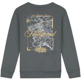 Malelions Kids Hollywood Map Sweater - Anthracite 4-104