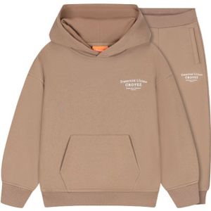 Croyez Mini Fraternite Tracksuit - Brown 1/2 YRS
