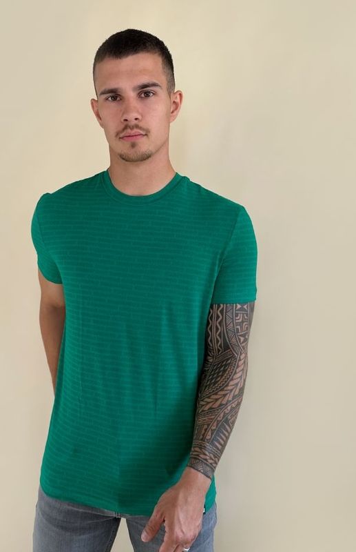 Dsquared2 - All Over Logo T-Shirt - Groen - Heren