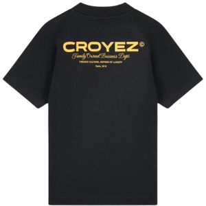 Croyez Women Family Owned Business T-Shirt - Black/Yellow