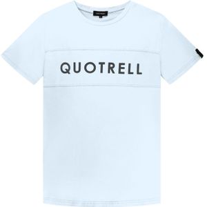 Quotrell x Eddy's San Jose T-Shirt - Light Blue/Black L