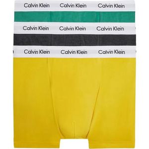 Calvin Klein Trunk 3-Pack - Groen/Geel/Grijs