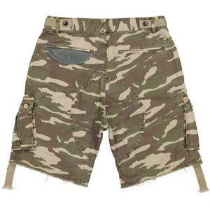 Cargo Shorts - Multicolor Army Green 36