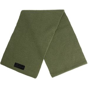 Malelions Ribbed Logo Scarf - Green