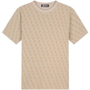 Malelions Monogram T-Shirt - Taupe M