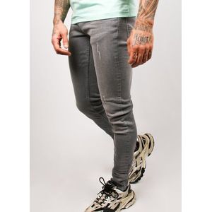 2LEGARE Noah Stretch Jeans - Lichtgrijs 26