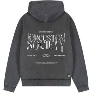 JorCustom Uncommon Fleece Oversized Hoodie - Acid Grey S