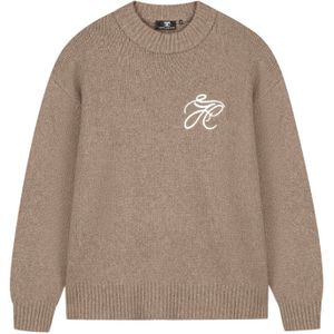 JorCustom Women Signature Knitwear Sweater - Brown S