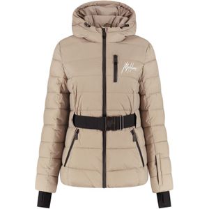 Malelions Women Ski Nordic Jacket - Taupe XS