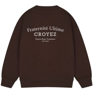 Croyez Mini Fraternité Sweater - Brown 1/2 YRS