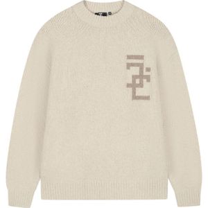 JorCustom Women Splitted Knitwear Sweater - Sand XS