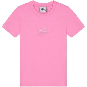 Malelions Girls Kiki T-Shirt - Dark Pink/Light Pink 4-104