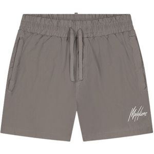 Malelions Crinkle Swim Shorts - Taupe XS