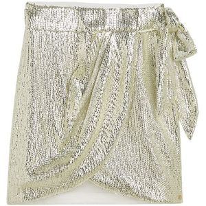 Cameo skirt - Light Gold Sequin L