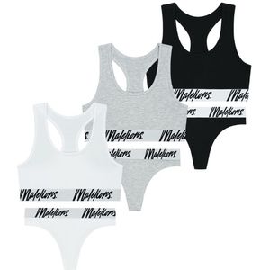 Malelions Women Bralette String 10-Pack - Multicolour XL