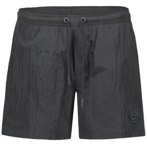 Airforce Waxed Crincle Swimshort - Gun Metal M