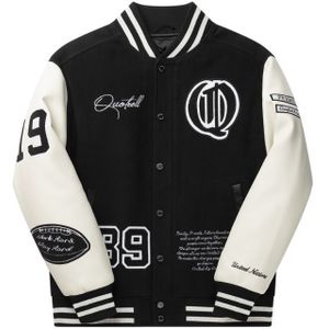 Quotrell University Jacket - Black/White XS