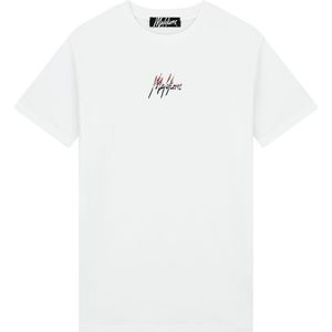 Malelions Split 2.0 T-Shirt - White/Dark Mauve 4XL