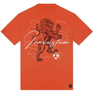 JorCustom EK2024 Heart Of a Lion Loose Fit T-Shirt - Orange XS