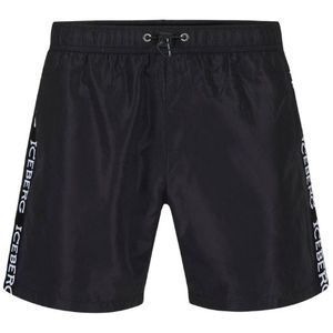 Iceberg Tape Swim Shorts - Black
