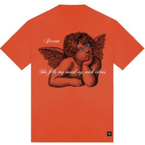 JorCustom EK2024 Angel Loose Fit T-Shirt - Orange S
